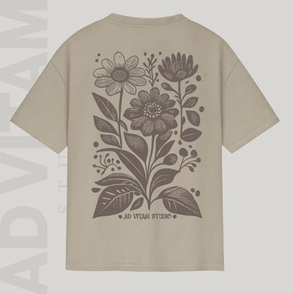 FLOWERS BEIGE