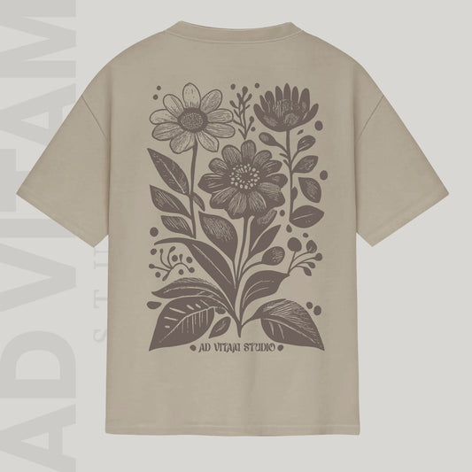 FLOWERS BEIGE